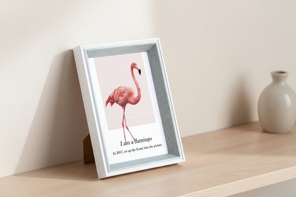 Marco de fotos simple y creativo.