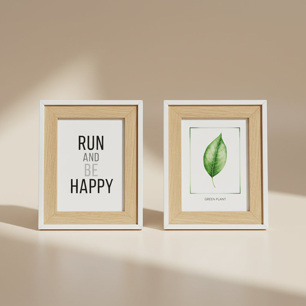 Marco de fotos simple y creativo.