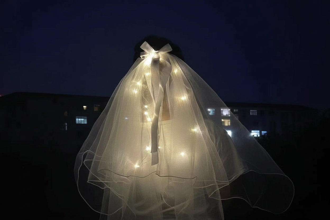Velo de Boda con Luz LED