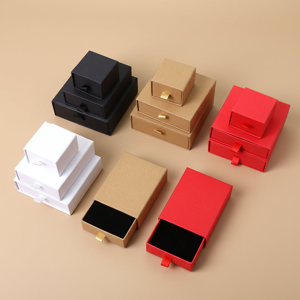 Caja de joyería de papel