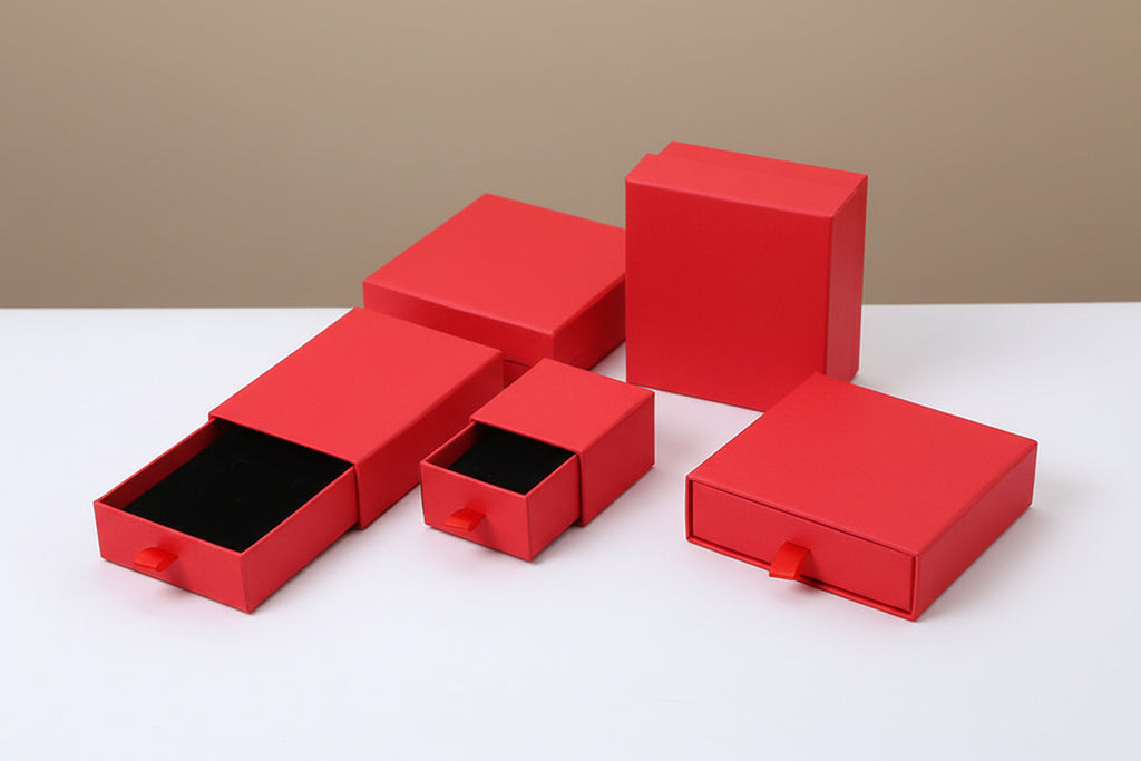 Caja de joyería de papel