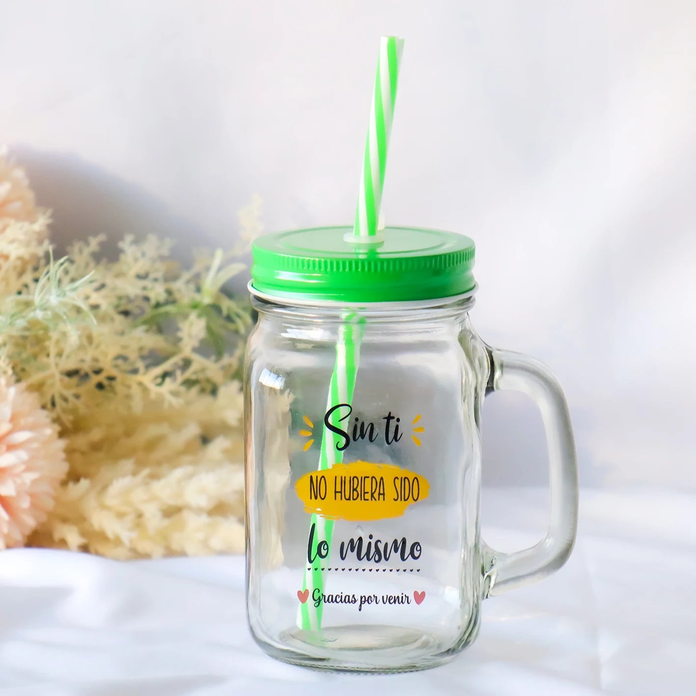 Juego original de frascos de vidrio