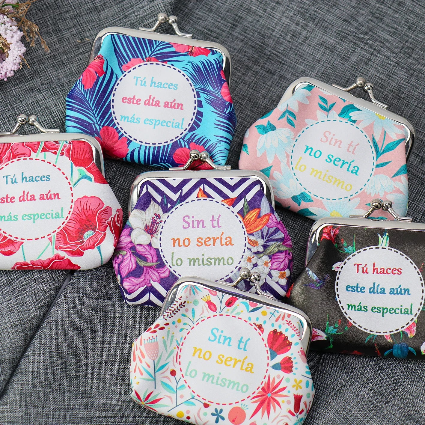 Carteras con frases