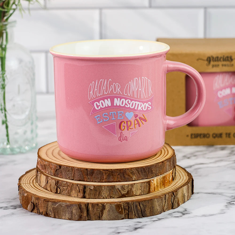 Juego de Tazas de Cerámica Vintage