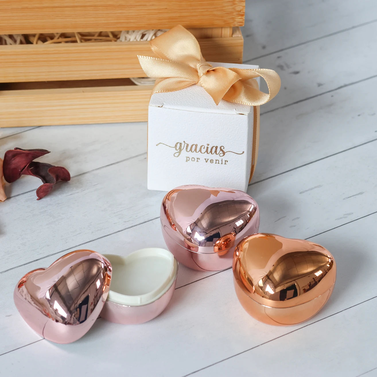 Bálsamos labiales en forma de corazón