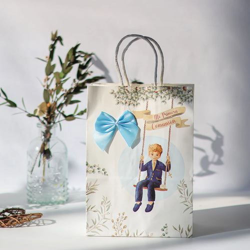 Bolsas de Papel para Comunión con Diseño Colgante