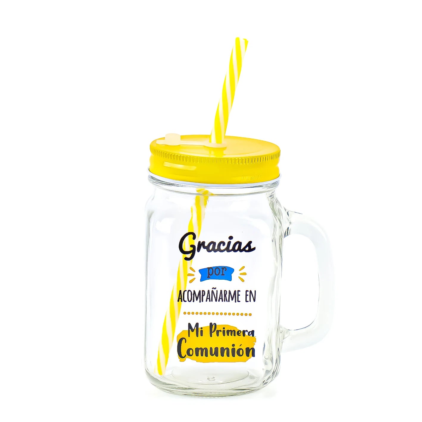 Frascos de cristal con frases