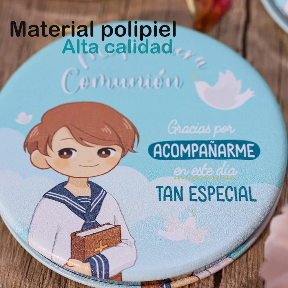 Espejo compacto para regalar en la comunión