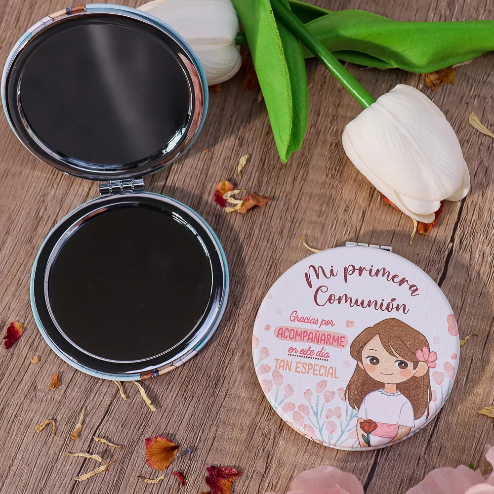 Espejo compacto para regalar en la comunión