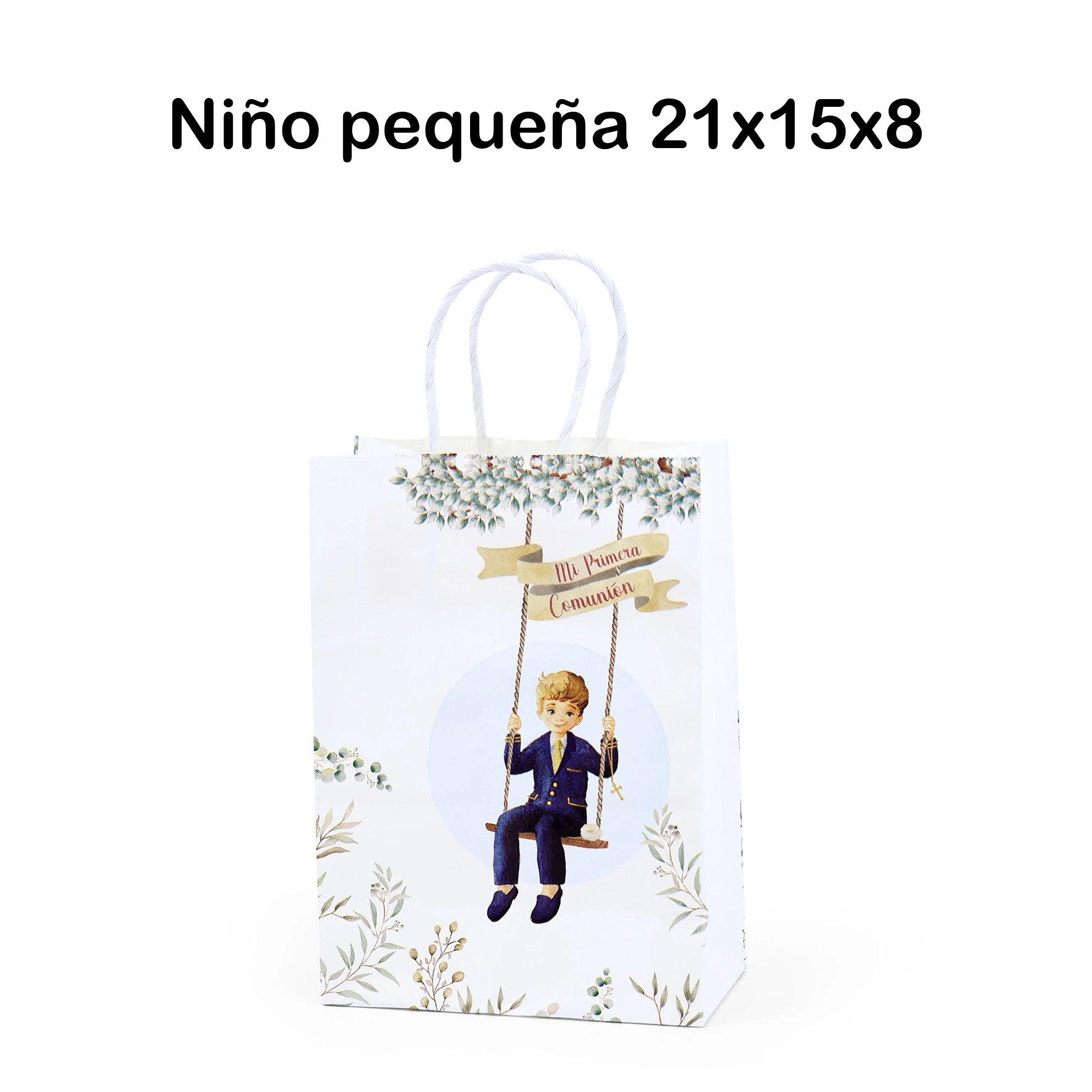 Bolsas de Papel para Comunión con Diseño Colgante