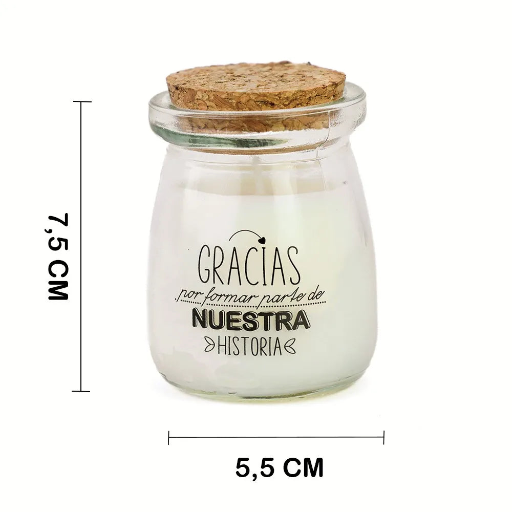 Velas aromáticas regalos en bodas