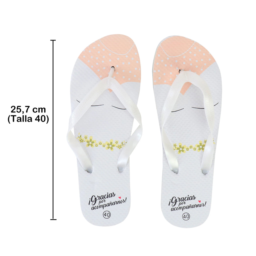 Chanclas de playa para bodas