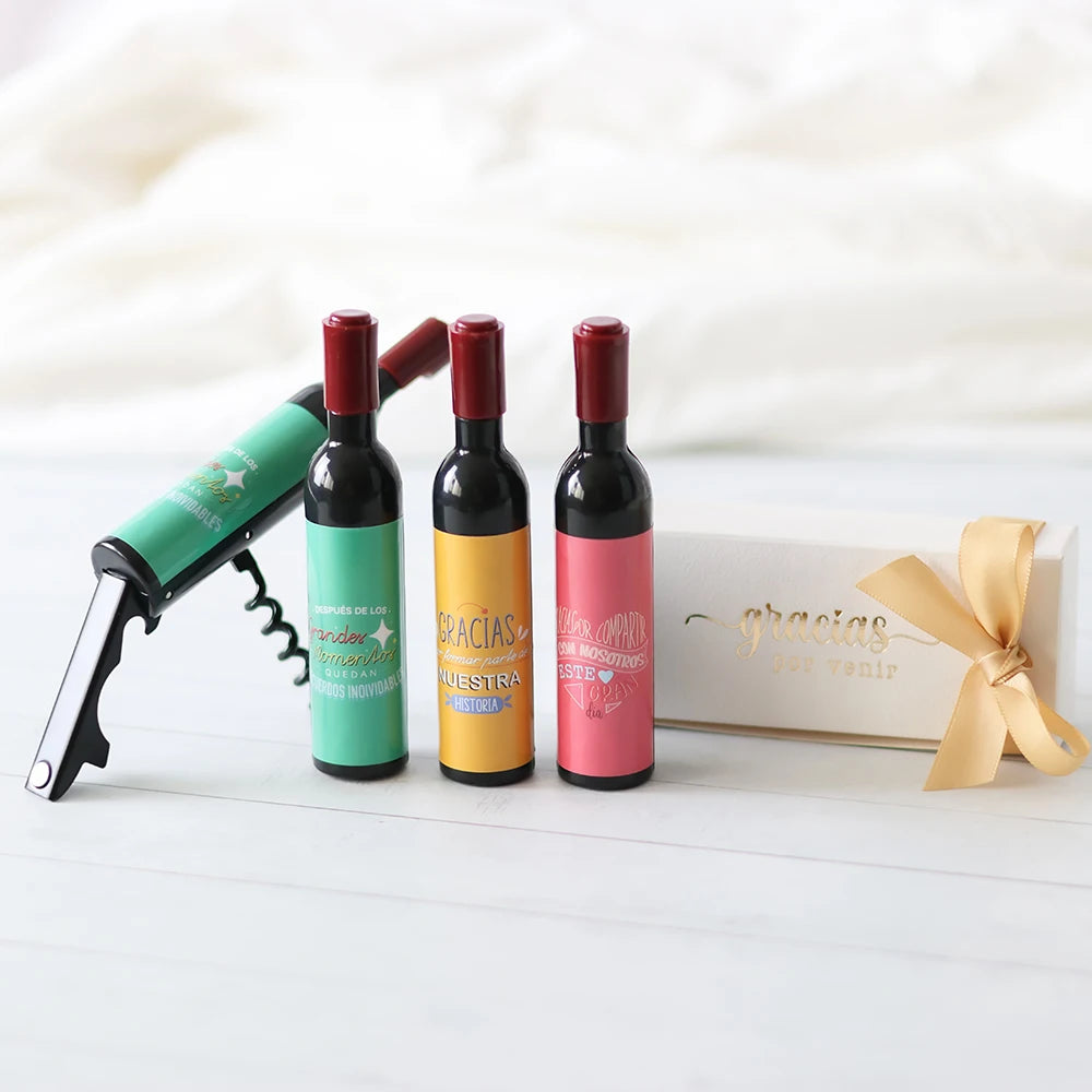 Juego decorativo de sacacorchos