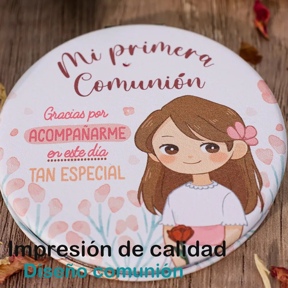 Espejo compacto para regalar en la comunión