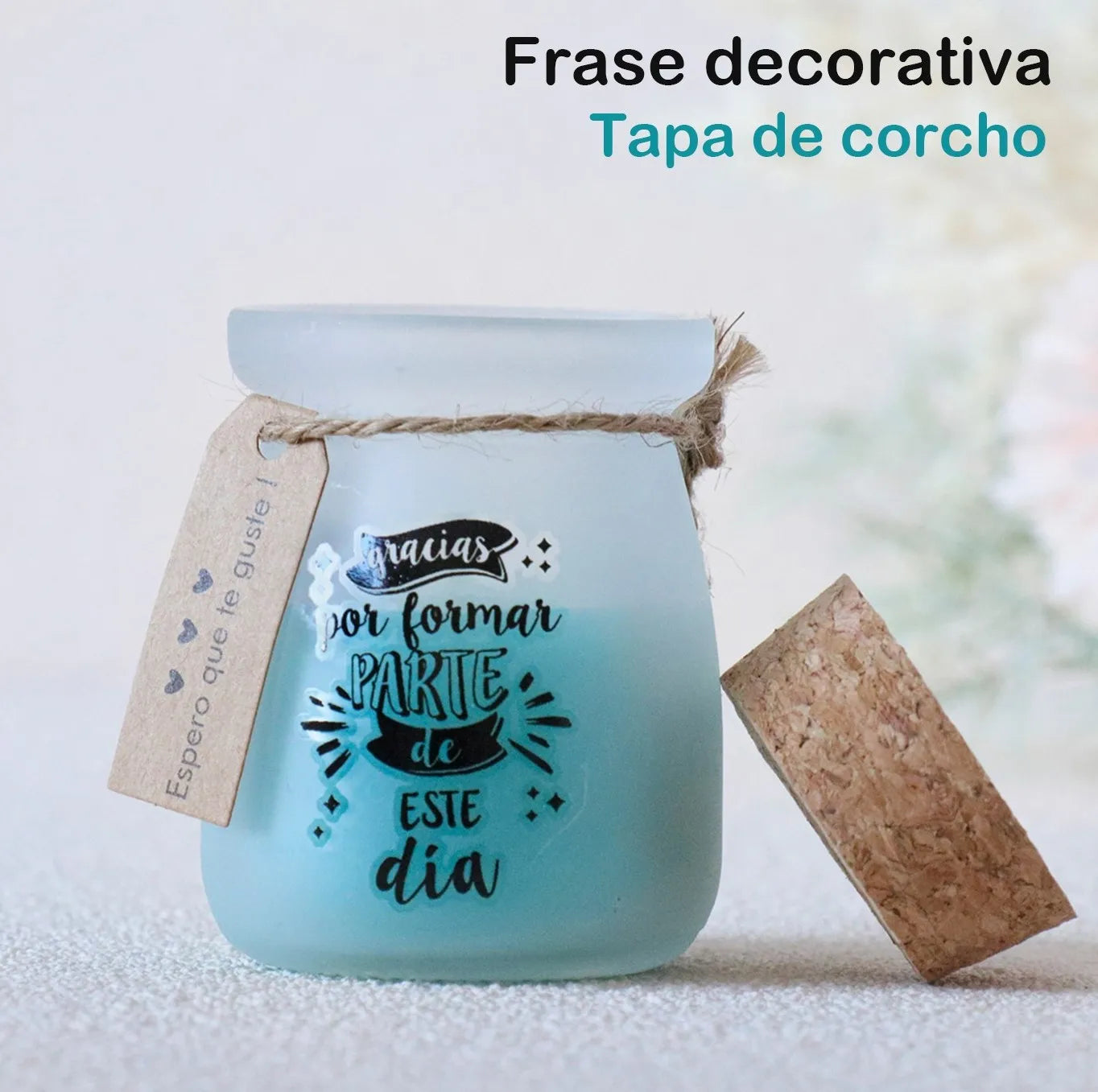 Velas de regalo decorativas aromáticas