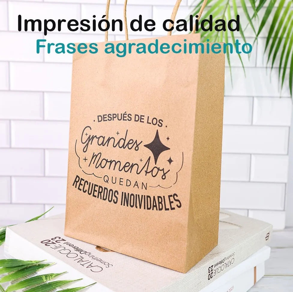 Bolsas de regalo de papel kraft