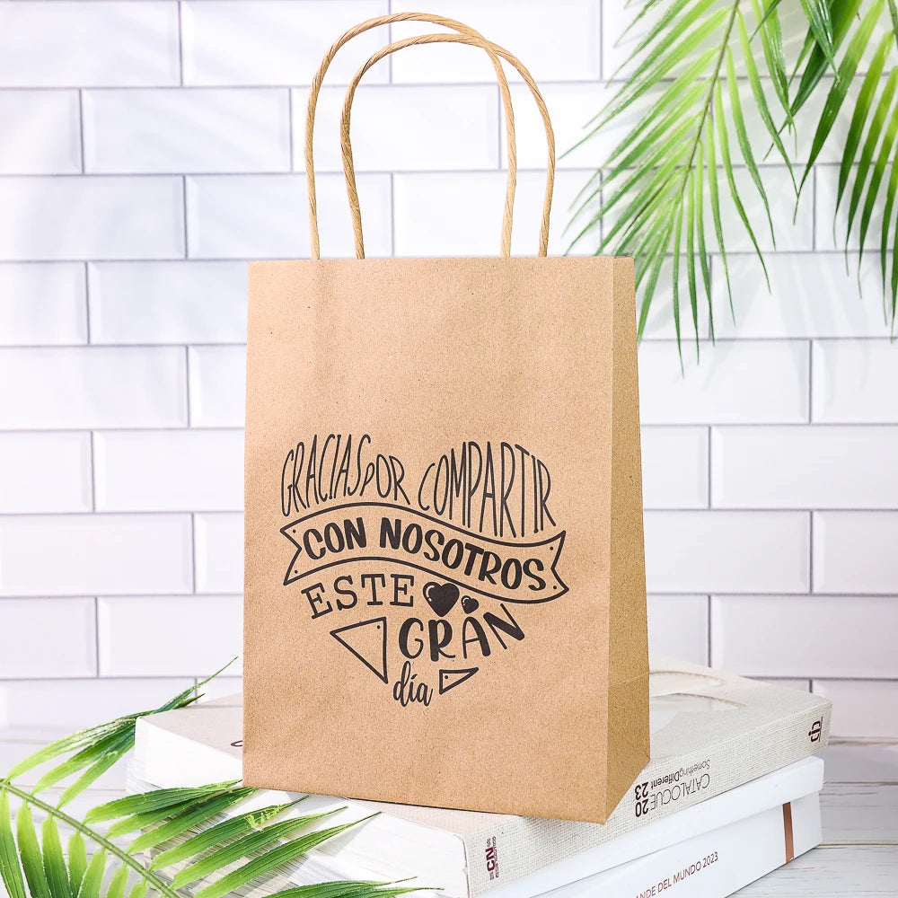 Bolsas de regalo de papel kraft