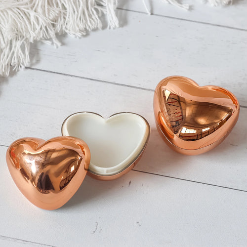 Bálsamos labiales en forma de corazón