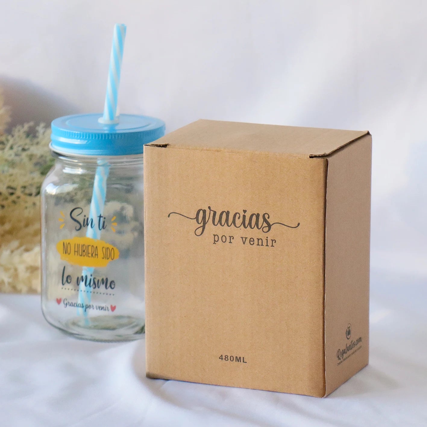 Juego original de frascos de vidrio