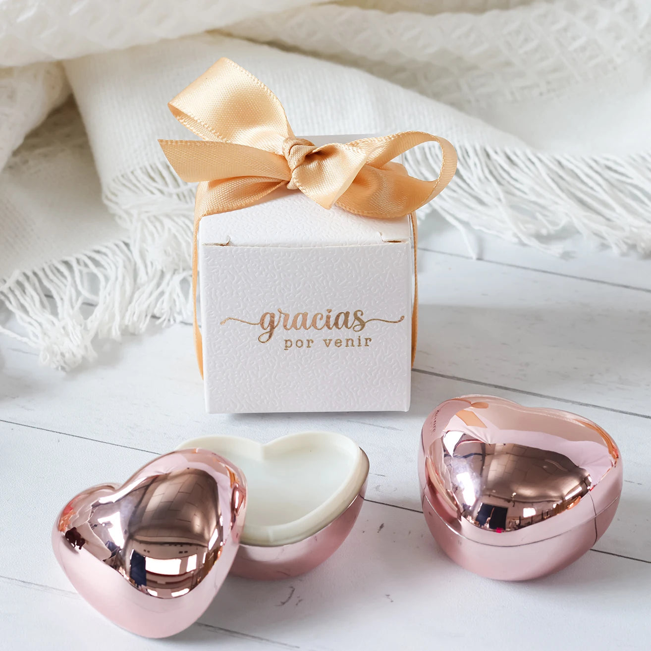 Bálsamos labiales en forma de corazón