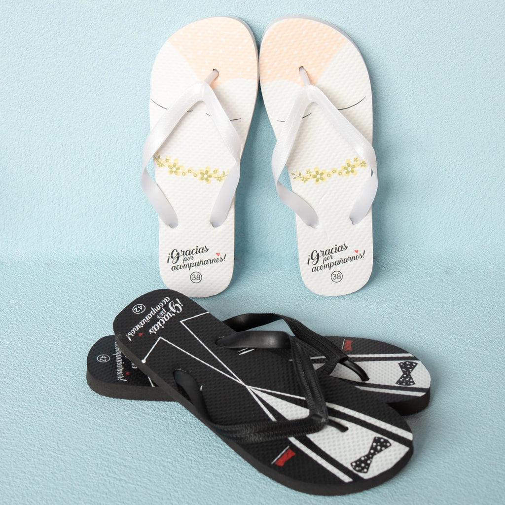 Chanclas de playa para bodas