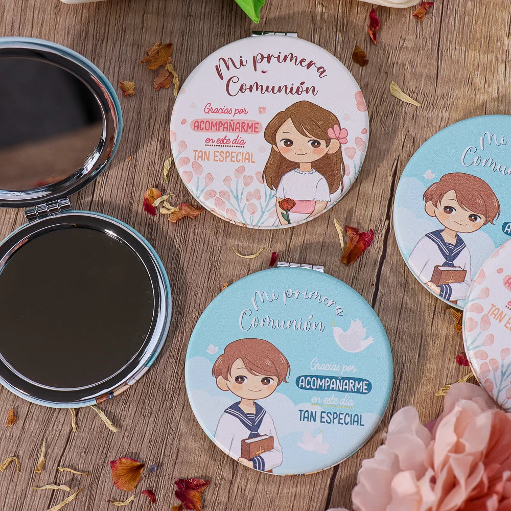 Espejo compacto para regalar en la comunión
