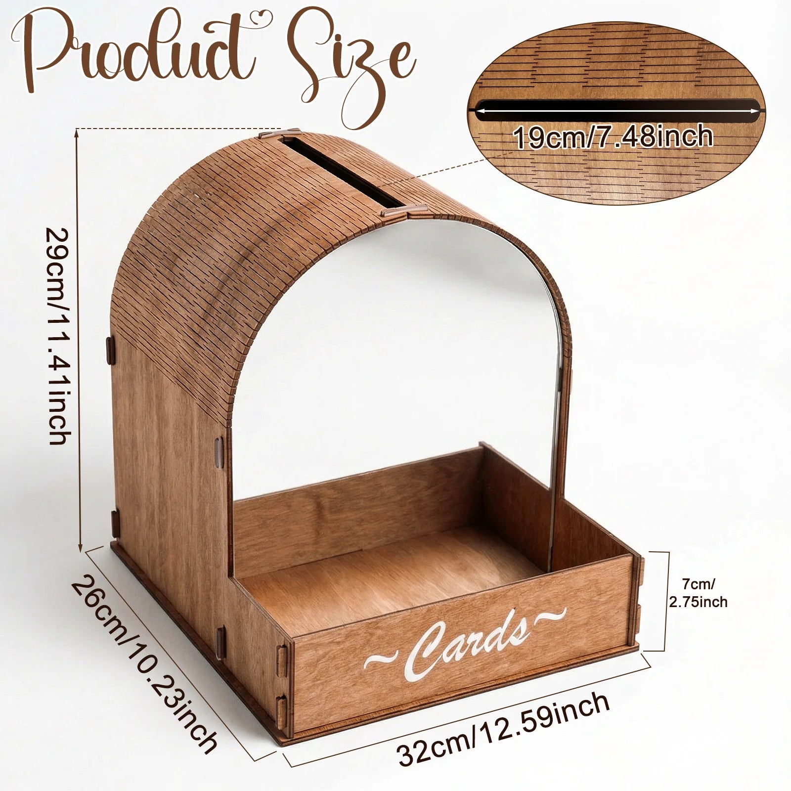 Caja de Tarjetas de Boda