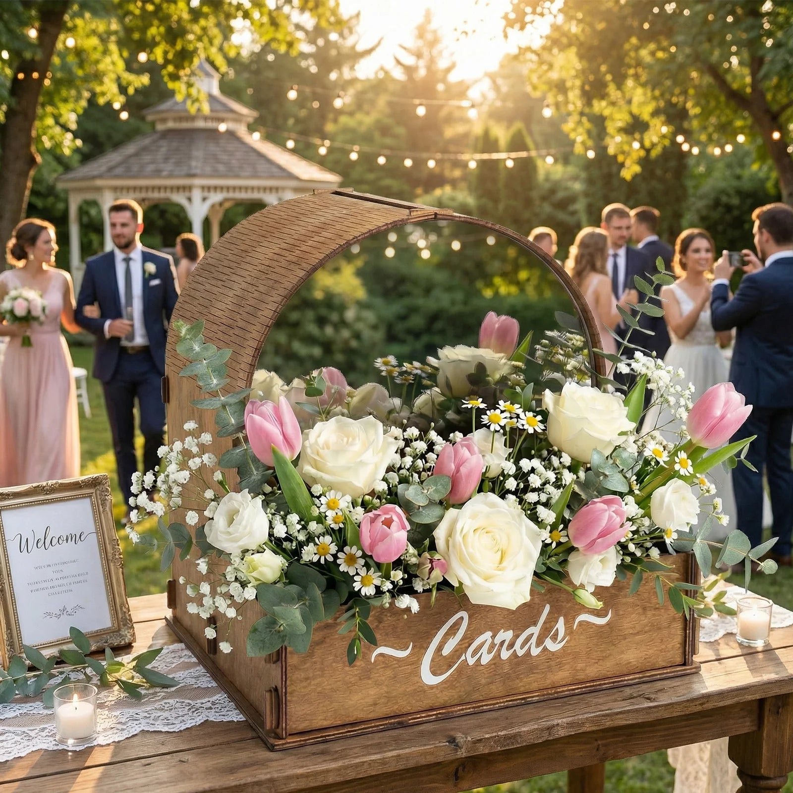 Caja de Tarjetas de Boda