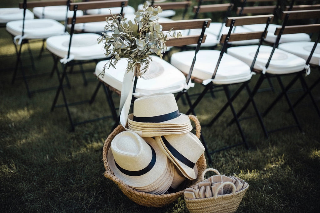 Sombrero Fedora de paja