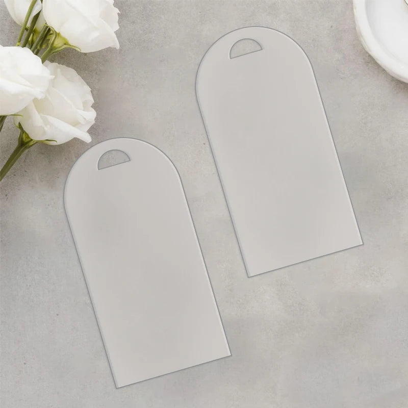 Tarjeta de Lugar de Boda de Acrílico