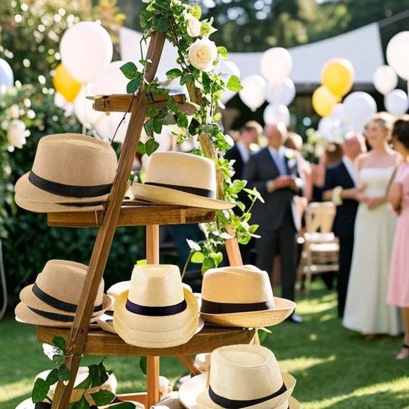 Sombrero Fedora de paja