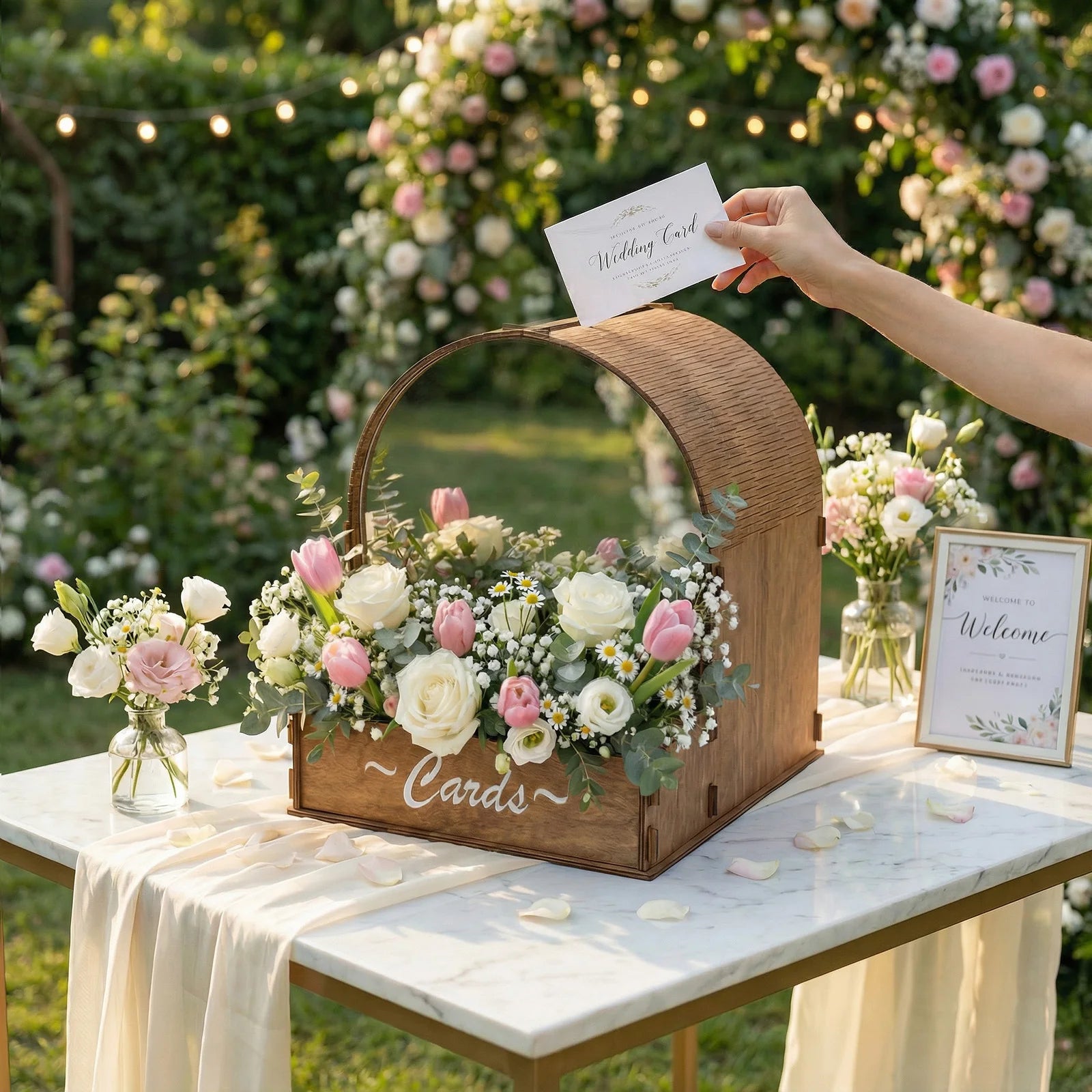 Caja de Tarjetas de Boda