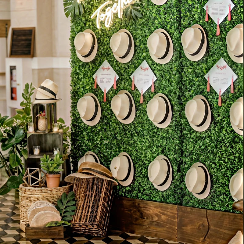 Sombrero Fedora de paja