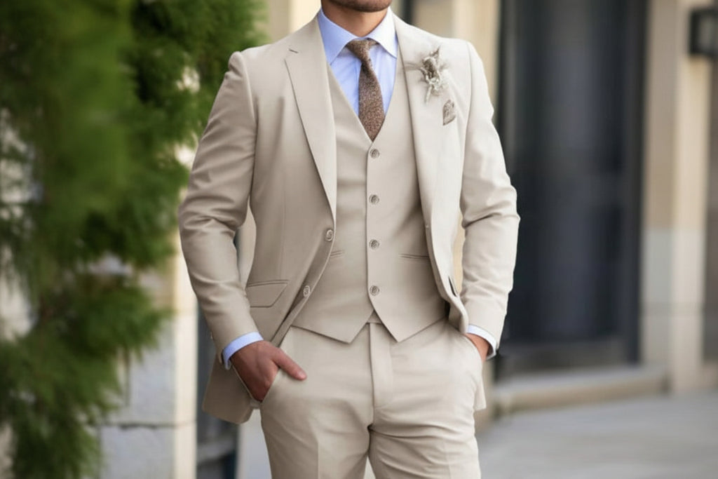 Traje de Hombre de Corte Slim para Boda