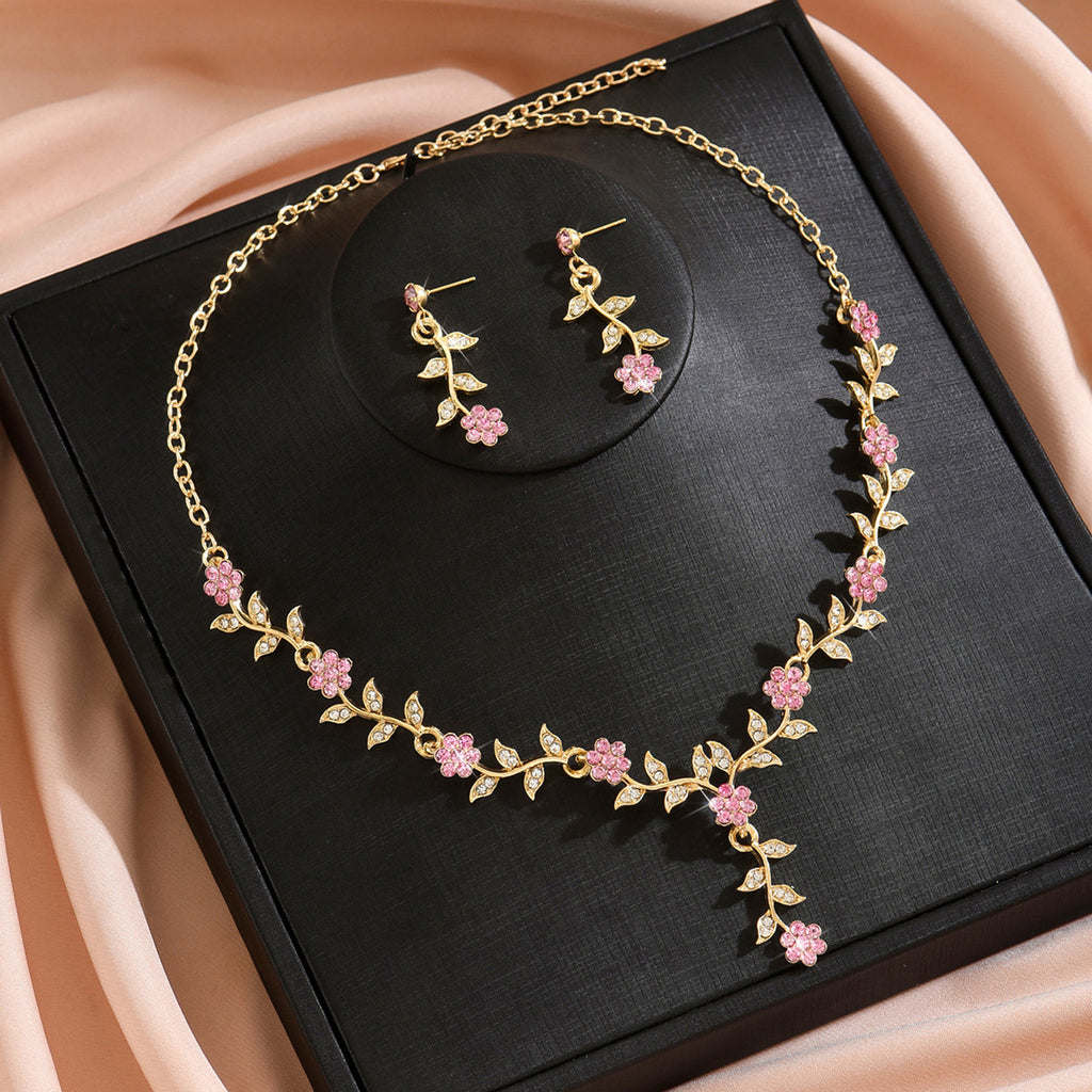 Collar y pendientes de boda