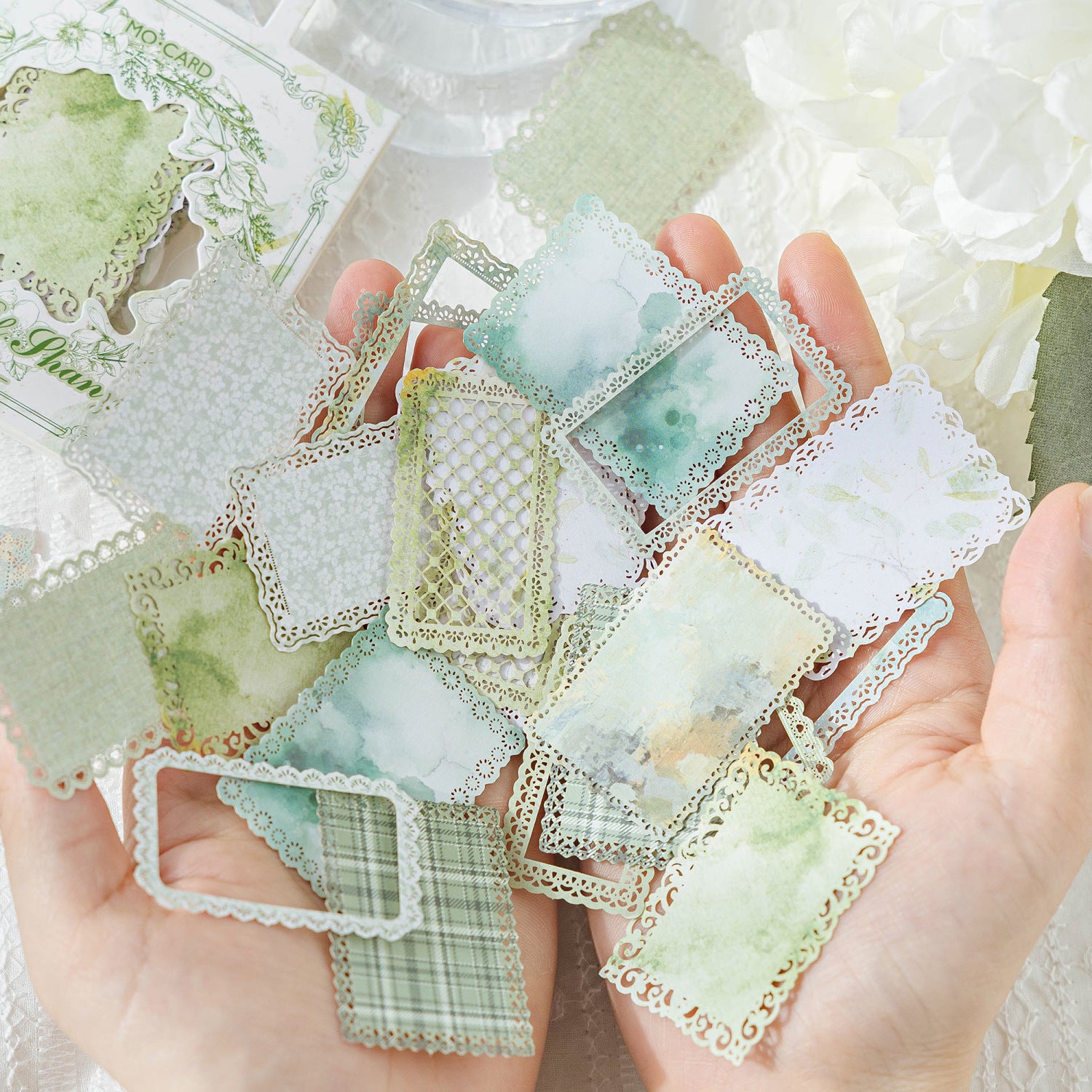 Tarjetas decorativas de papel