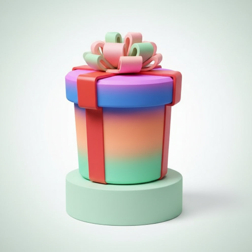 Caja de regalo de rompecabezas giratoria