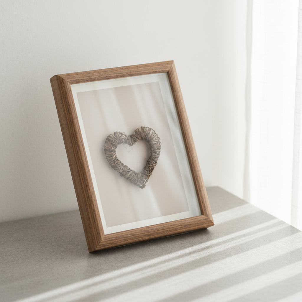 Marco de fotos simple y creativo.